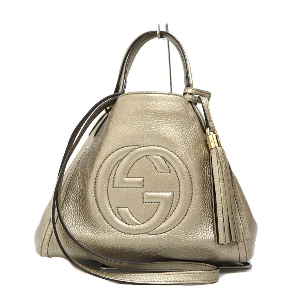 Gucci Soho bag leather gold tone